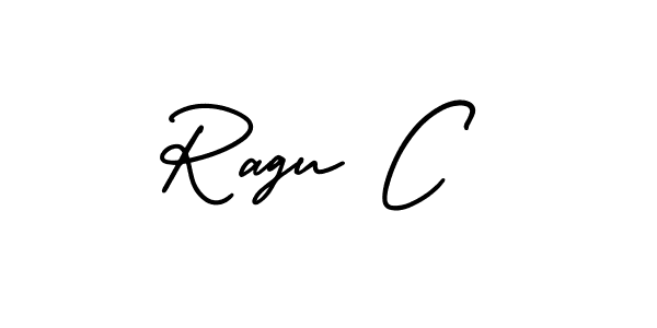 How to make Ragu C signature? AmerikaSignatureDemo-Regular is a professional autograph style. Create handwritten signature for Ragu C name. Ragu C signature style 3 images and pictures png