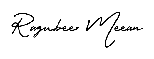 Enhance your business communications with Ragubeer Meean signature in AmerikaSignatureDemo-Regular lettering. Clean, modern, and universally compatible. Ragubeer Meean signature style 3 images and pictures png