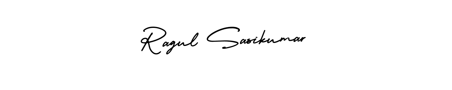 It looks lik you need a new signature style for name Ragul Sasikumar. Design unique handwritten (AmerikaSignatureDemo-Regular) signature with our free signature maker in just a few clicks. Ragul Sasikumar signature style 3 images and pictures png