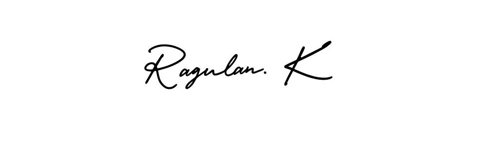 Design your own signature with our free online signature maker. With this signature software, you can create a handwritten (AmerikaSignatureDemo-Regular) signature for name Ragulan. K. Ragulan. K signature style 3 images and pictures png