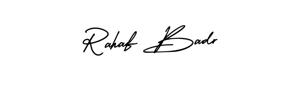 How to make Rahaf Badr signature? AmerikaSignatureDemo-Regular is a professional autograph style. Create handwritten signature for Rahaf Badr name. Rahaf Badr signature style 3 images and pictures png