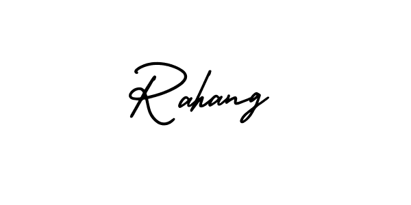 Also we have Rahang name is the best signature style. Create professional handwritten signature collection using AmerikaSignatureDemo-Regular autograph style. Rahang signature style 3 images and pictures png