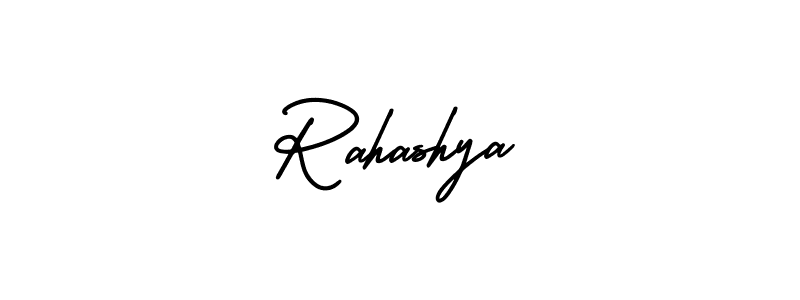 Create a beautiful signature design for name Rahashya. With this signature (AmerikaSignatureDemo-Regular) fonts, you can make a handwritten signature for free. Rahashya signature style 3 images and pictures png