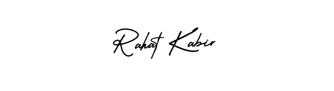 Make a short Rahat Kabir signature style. Manage your documents anywhere anytime using AmerikaSignatureDemo-Regular. Create and add eSignatures, submit forms, share and send files easily. Rahat Kabir signature style 3 images and pictures png