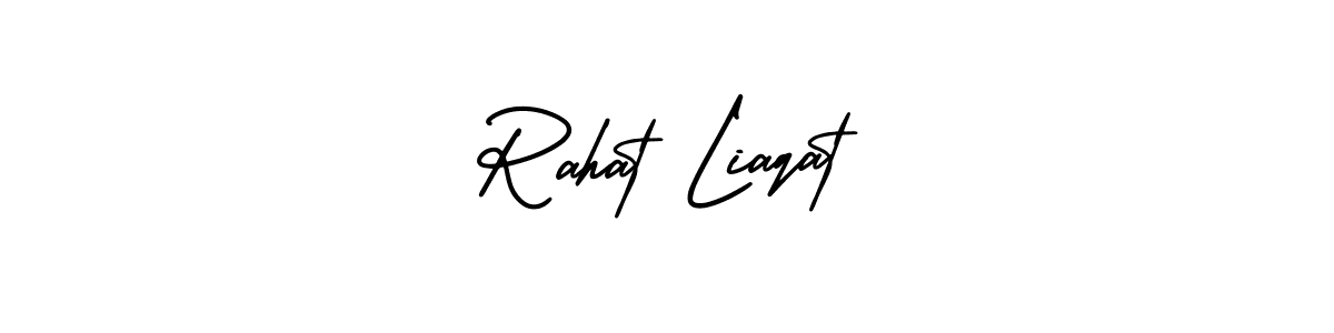 Check out images of Autograph of Rahat Liaqat name. Actor Rahat Liaqat Signature Style. AmerikaSignatureDemo-Regular is a professional sign style online. Rahat Liaqat signature style 3 images and pictures png