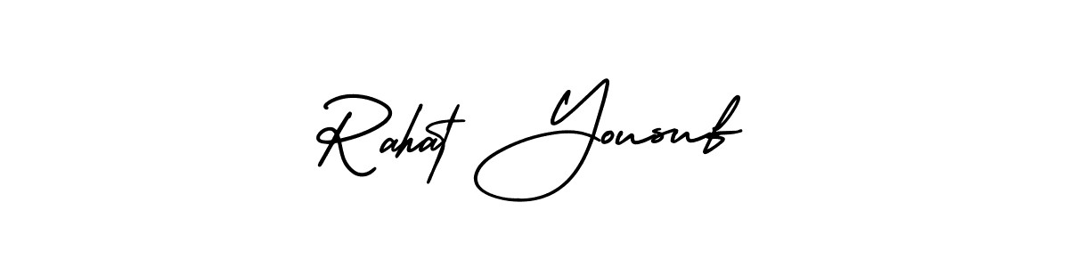 Here are the top 10 professional signature styles for the name Rahat Yousuf. These are the best autograph styles you can use for your name. Rahat Yousuf signature style 3 images and pictures png