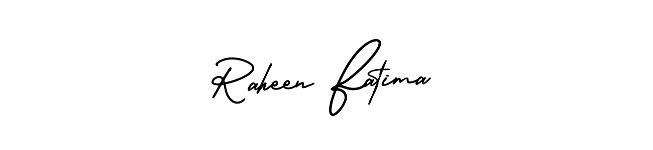 This is the best signature style for the Raheen Fatima name. Also you like these signature font (AmerikaSignatureDemo-Regular). Mix name signature. Raheen Fatima signature style 3 images and pictures png