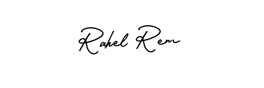 Make a beautiful signature design for name Rahel Rem. Use this online signature maker to create a handwritten signature for free. Rahel Rem signature style 3 images and pictures png