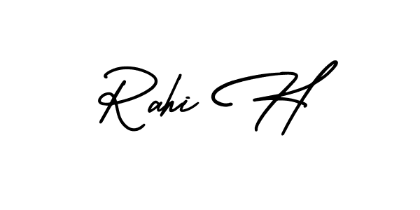 Make a short Rahi H signature style. Manage your documents anywhere anytime using AmerikaSignatureDemo-Regular. Create and add eSignatures, submit forms, share and send files easily. Rahi H signature style 3 images and pictures png