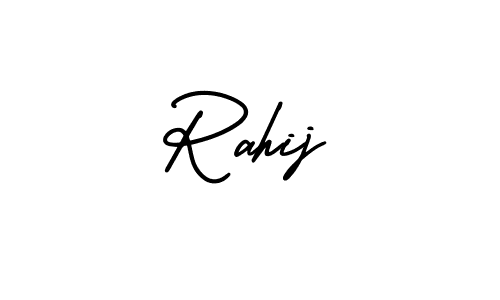 Check out images of Autograph of Rahij name. Actor Rahij Signature Style. AmerikaSignatureDemo-Regular is a professional sign style online. Rahij signature style 3 images and pictures png