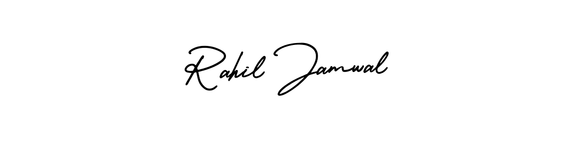 Make a beautiful signature design for name Rahil Jamwal. Use this online signature maker to create a handwritten signature for free. Rahil Jamwal signature style 3 images and pictures png