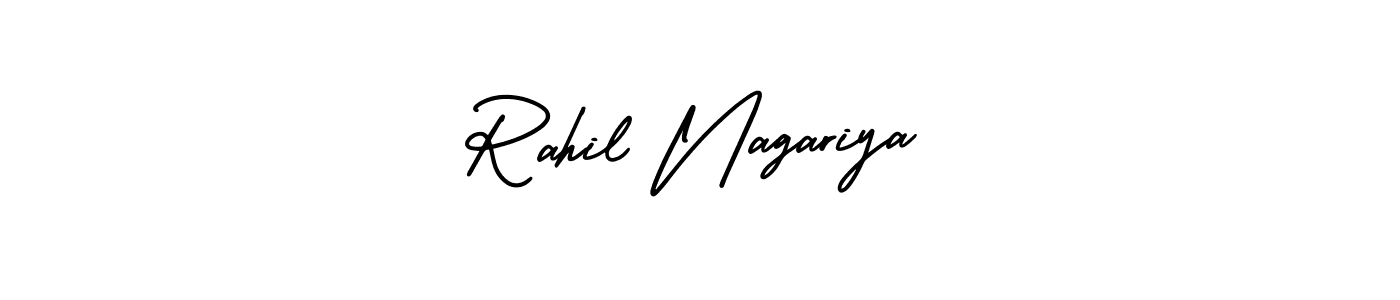 Here are the top 10 professional signature styles for the name Rahil Nagariya. These are the best autograph styles you can use for your name. Rahil Nagariya signature style 3 images and pictures png