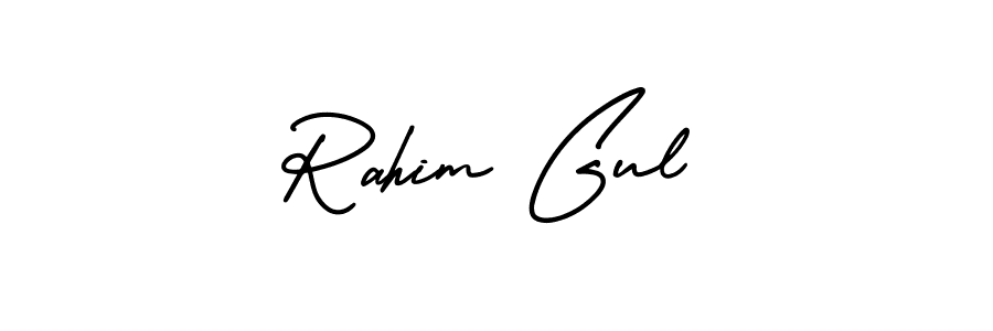 Best and Professional Signature Style for Rahim Gul. AmerikaSignatureDemo-Regular Best Signature Style Collection. Rahim Gul signature style 3 images and pictures png