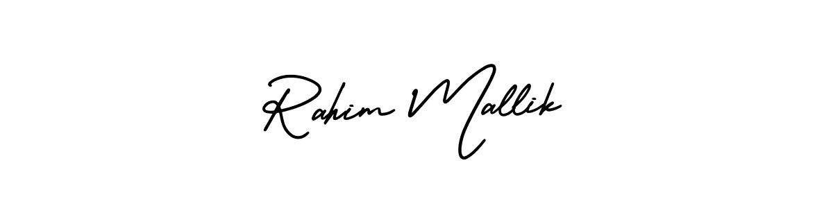 How to make Rahim Mallik signature? AmerikaSignatureDemo-Regular is a professional autograph style. Create handwritten signature for Rahim Mallik name. Rahim Mallik signature style 3 images and pictures png