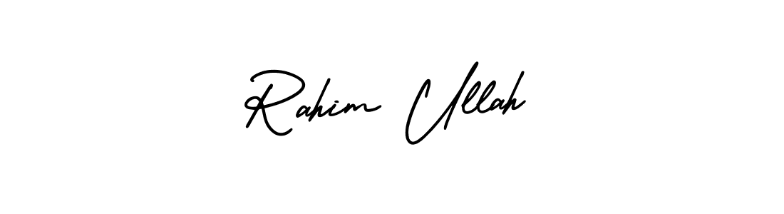 Design your own signature with our free online signature maker. With this signature software, you can create a handwritten (AmerikaSignatureDemo-Regular) signature for name Rahim Ullah. Rahim Ullah signature style 3 images and pictures png