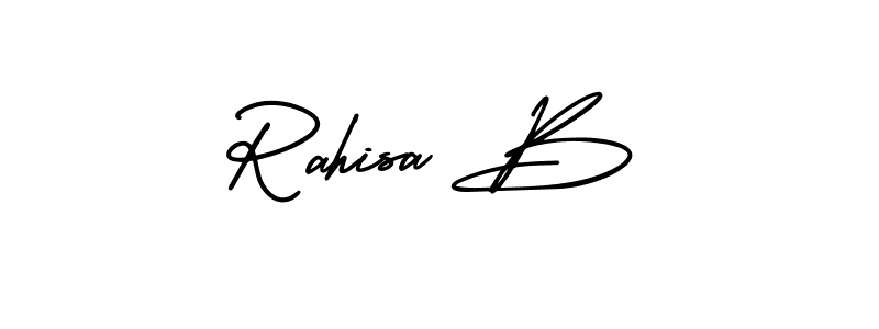 Make a beautiful signature design for name Rahisa B. Use this online signature maker to create a handwritten signature for free. Rahisa B signature style 3 images and pictures png