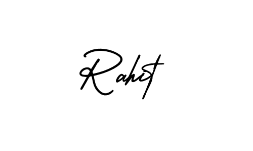 Make a beautiful signature design for name Rahit. With this signature (AmerikaSignatureDemo-Regular) style, you can create a handwritten signature for free. Rahit signature style 3 images and pictures png