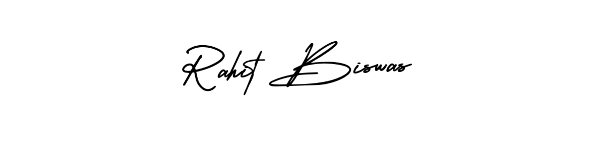 How to make Rahit Biswas name signature. Use AmerikaSignatureDemo-Regular style for creating short signs online. This is the latest handwritten sign. Rahit Biswas signature style 3 images and pictures png