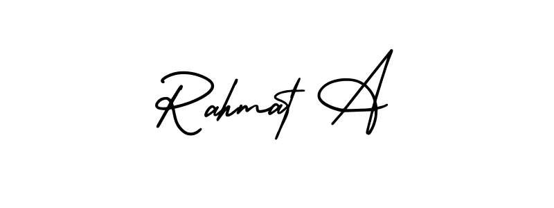 Best and Professional Signature Style for Rahmat A. AmerikaSignatureDemo-Regular Best Signature Style Collection. Rahmat A signature style 3 images and pictures png