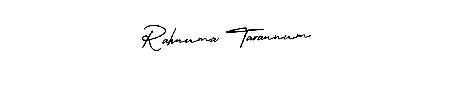 How to Draw Rahnuma Tarannum signature style? AmerikaSignatureDemo-Regular is a latest design signature styles for name Rahnuma Tarannum. Rahnuma Tarannum signature style 3 images and pictures png