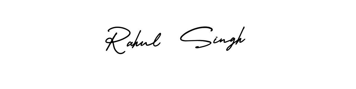 How to make Rahul  Singh signature? AmerikaSignatureDemo-Regular is a professional autograph style. Create handwritten signature for Rahul  Singh name. Rahul  Singh signature style 3 images and pictures png