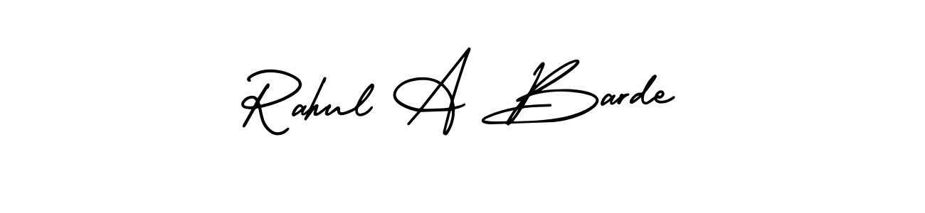 if you are searching for the best signature style for your name Rahul A Barde. so please give up your signature search. here we have designed multiple signature styles  using AmerikaSignatureDemo-Regular. Rahul A Barde signature style 3 images and pictures png