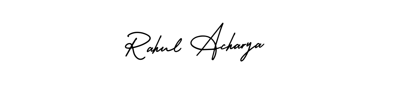 Design your own signature with our free online signature maker. With this signature software, you can create a handwritten (AmerikaSignatureDemo-Regular) signature for name Rahul Acharya. Rahul Acharya signature style 3 images and pictures png