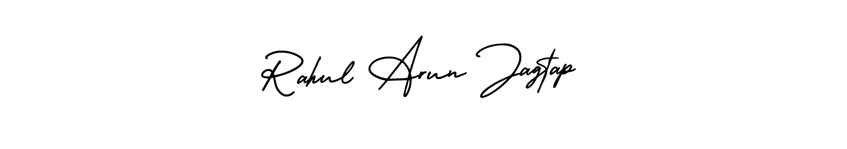 How to make Rahul Arun Jagtap name signature. Use AmerikaSignatureDemo-Regular style for creating short signs online. This is the latest handwritten sign. Rahul Arun Jagtap signature style 3 images and pictures png