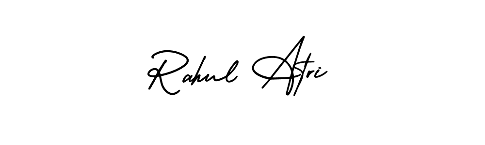 Make a short Rahul Atri signature style. Manage your documents anywhere anytime using AmerikaSignatureDemo-Regular. Create and add eSignatures, submit forms, share and send files easily. Rahul Atri signature style 3 images and pictures png