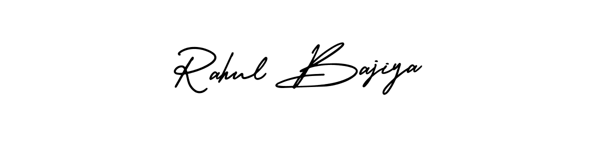 You can use this online signature creator to create a handwritten signature for the name Rahul Bajiya. This is the best online autograph maker. Rahul Bajiya signature style 3 images and pictures png