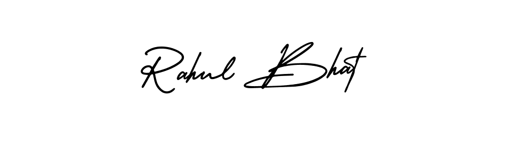 Make a short Rahul Bhat signature style. Manage your documents anywhere anytime using AmerikaSignatureDemo-Regular. Create and add eSignatures, submit forms, share and send files easily. Rahul Bhat signature style 3 images and pictures png