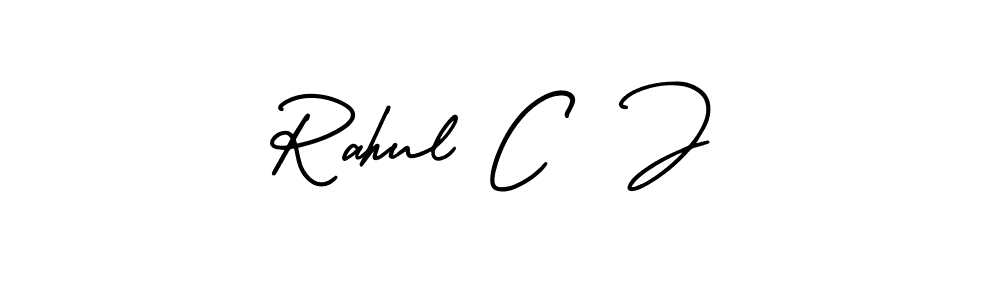 Check out images of Autograph of Rahul C  J name. Actor Rahul C  J Signature Style. AmerikaSignatureDemo-Regular is a professional sign style online. Rahul C  J signature style 3 images and pictures png