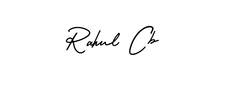 Create a beautiful signature design for name Rahul Cb. With this signature (AmerikaSignatureDemo-Regular) fonts, you can make a handwritten signature for free. Rahul Cb signature style 3 images and pictures png
