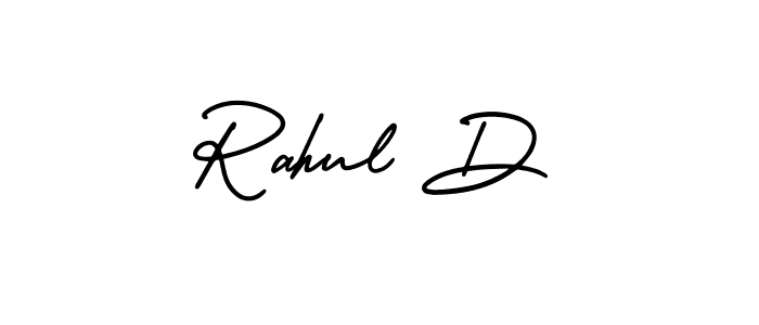 You can use this online signature creator to create a handwritten signature for the name Rahul D. This is the best online autograph maker. Rahul D signature style 3 images and pictures png