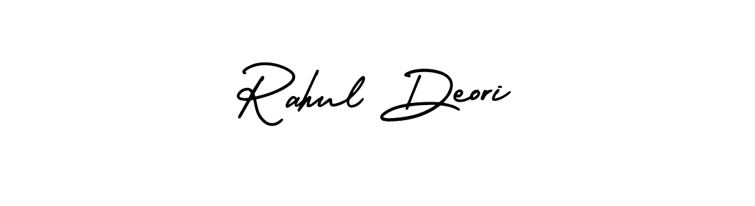 Design your own signature with our free online signature maker. With this signature software, you can create a handwritten (AmerikaSignatureDemo-Regular) signature for name Rahul Deori. Rahul Deori signature style 3 images and pictures png