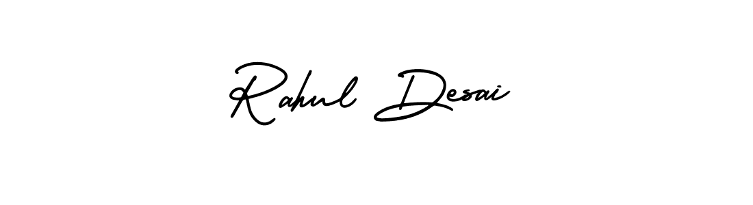 It looks lik you need a new signature style for name Rahul Desai. Design unique handwritten (AmerikaSignatureDemo-Regular) signature with our free signature maker in just a few clicks. Rahul Desai signature style 3 images and pictures png