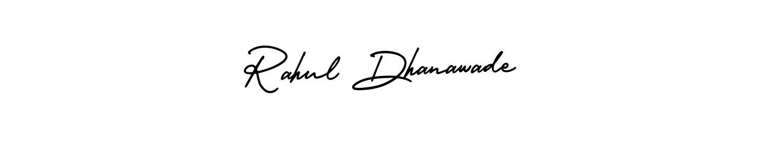 Use a signature maker to create a handwritten signature online. With this signature software, you can design (AmerikaSignatureDemo-Regular) your own signature for name Rahul Dhanawade. Rahul Dhanawade signature style 3 images and pictures png