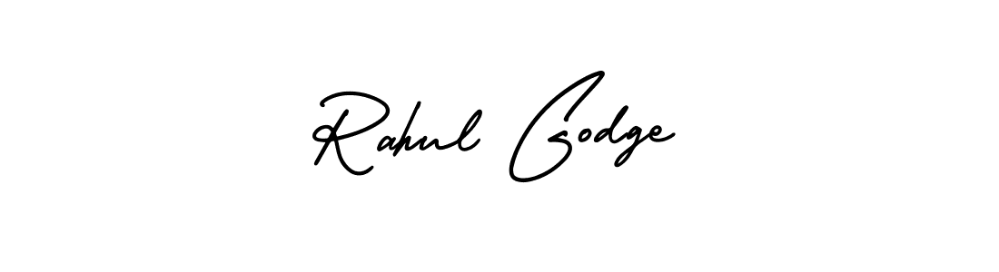 It looks lik you need a new signature style for name Rahul Godge. Design unique handwritten (AmerikaSignatureDemo-Regular) signature with our free signature maker in just a few clicks. Rahul Godge signature style 3 images and pictures png