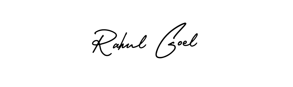 Create a beautiful signature design for name Rahul Goel. With this signature (AmerikaSignatureDemo-Regular) fonts, you can make a handwritten signature for free. Rahul Goel signature style 3 images and pictures png