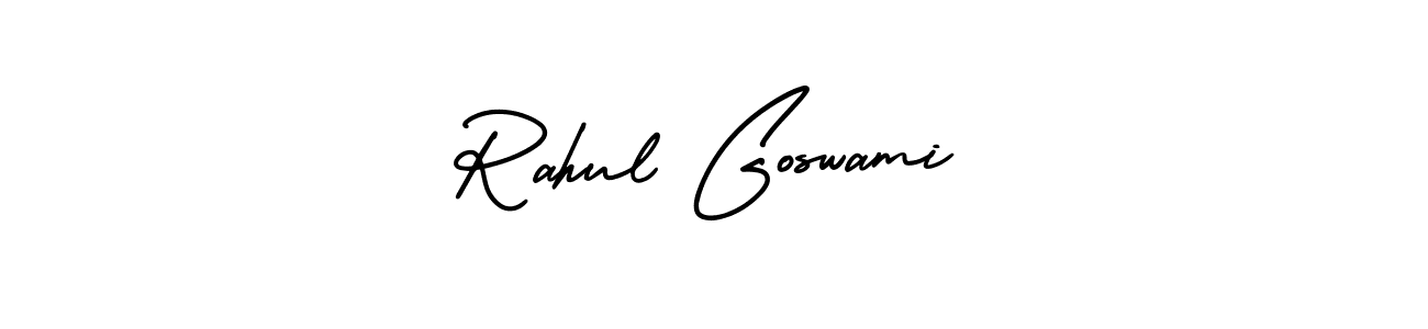 Also You can easily find your signature by using the search form. We will create Rahul Goswami name handwritten signature images for you free of cost using AmerikaSignatureDemo-Regular sign style. Rahul Goswami signature style 3 images and pictures png