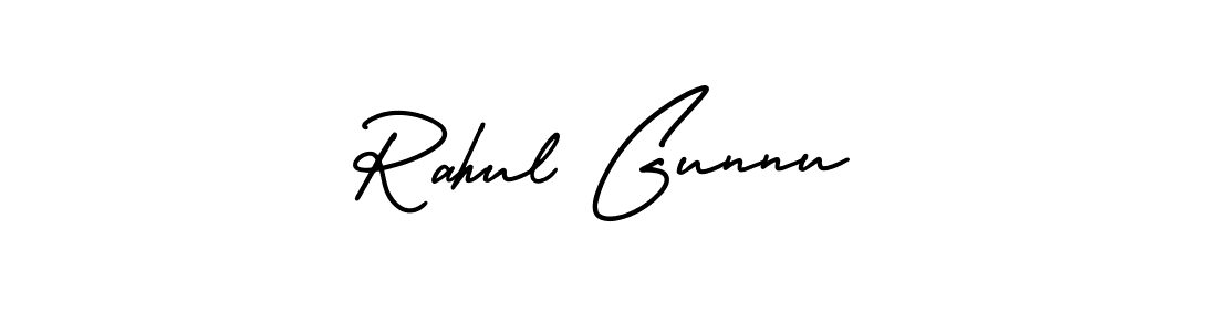 Also You can easily find your signature by using the search form. We will create Rahul Gunnu name handwritten signature images for you free of cost using AmerikaSignatureDemo-Regular sign style. Rahul Gunnu signature style 3 images and pictures png