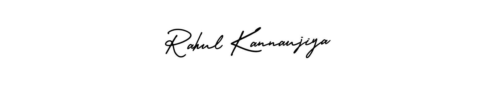 Make a beautiful signature design for name Rahul Kannaujiya. With this signature (AmerikaSignatureDemo-Regular) style, you can create a handwritten signature for free. Rahul Kannaujiya signature style 3 images and pictures png