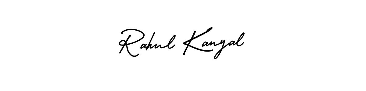 AmerikaSignatureDemo-Regular is a professional signature style that is perfect for those who want to add a touch of class to their signature. It is also a great choice for those who want to make their signature more unique. Get Rahul Kanyal name to fancy signature for free. Rahul Kanyal signature style 3 images and pictures png