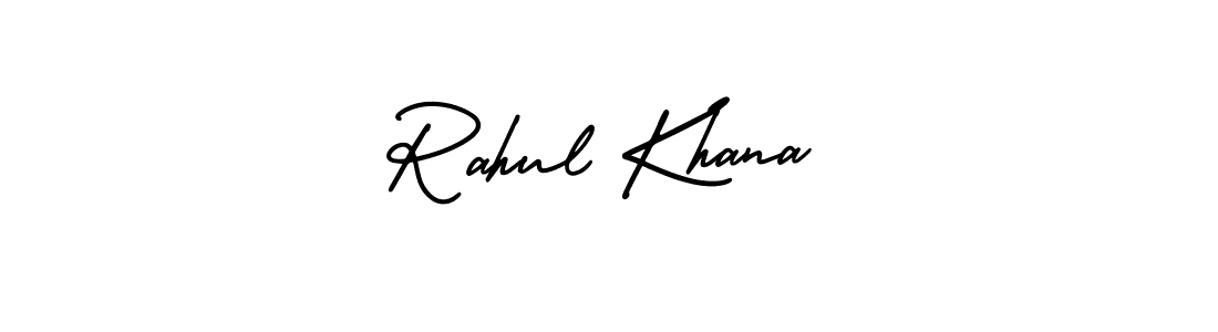 Use a signature maker to create a handwritten signature online. With this signature software, you can design (AmerikaSignatureDemo-Regular) your own signature for name Rahul Khana. Rahul Khana signature style 3 images and pictures png