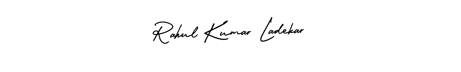 Make a short Rahul Kumar Ladekar signature style. Manage your documents anywhere anytime using AmerikaSignatureDemo-Regular. Create and add eSignatures, submit forms, share and send files easily. Rahul Kumar Ladekar signature style 3 images and pictures png