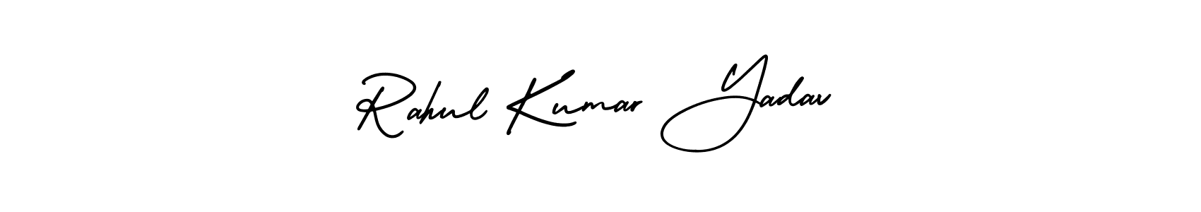 Design your own signature with our free online signature maker. With this signature software, you can create a handwritten (AmerikaSignatureDemo-Regular) signature for name Rahul Kumar Yadav. Rahul Kumar Yadav signature style 3 images and pictures png