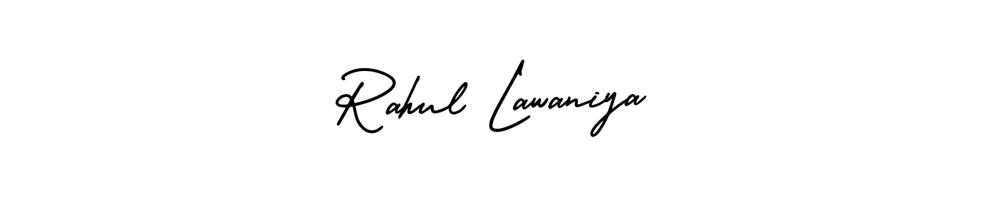 Similarly AmerikaSignatureDemo-Regular is the best handwritten signature design. Signature creator online .You can use it as an online autograph creator for name Rahul Lawaniya. Rahul Lawaniya signature style 3 images and pictures png
