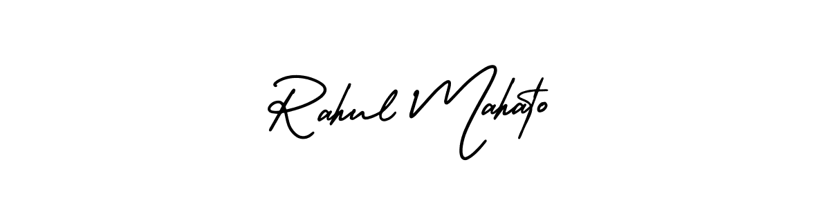 Similarly AmerikaSignatureDemo-Regular is the best handwritten signature design. Signature creator online .You can use it as an online autograph creator for name Rahul Mahato. Rahul Mahato signature style 3 images and pictures png