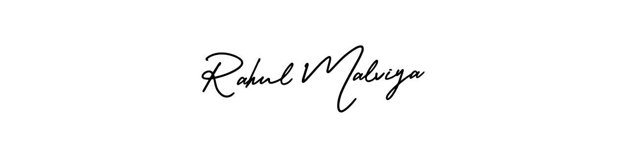 Design your own signature with our free online signature maker. With this signature software, you can create a handwritten (AmerikaSignatureDemo-Regular) signature for name Rahul Malviya. Rahul Malviya signature style 3 images and pictures png