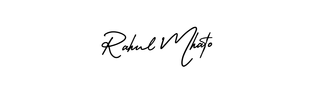 Design your own signature with our free online signature maker. With this signature software, you can create a handwritten (AmerikaSignatureDemo-Regular) signature for name Rahul Mhato. Rahul Mhato signature style 3 images and pictures png